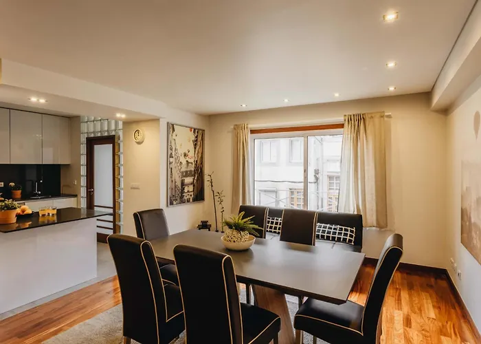 Premium With Private Terrace & Garage Appartement Porto